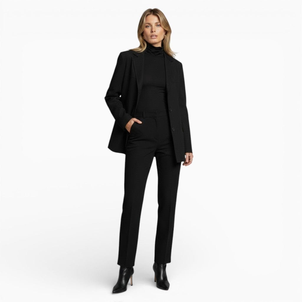 Hemsbury Black / S SUZIE Solid Lapel Coat