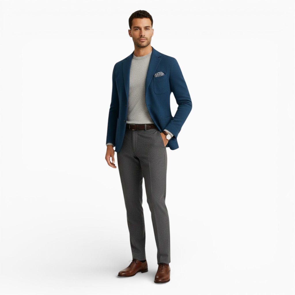 Hemsbury Blazer Blue / S JULIAN Slim Fit Cotton Blazer
