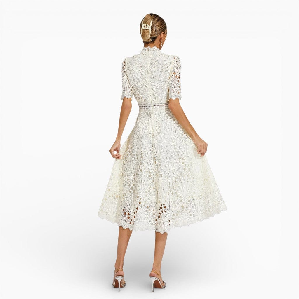 Hemsbury Dresses ADELE Ice Silk Lace Midi Dress