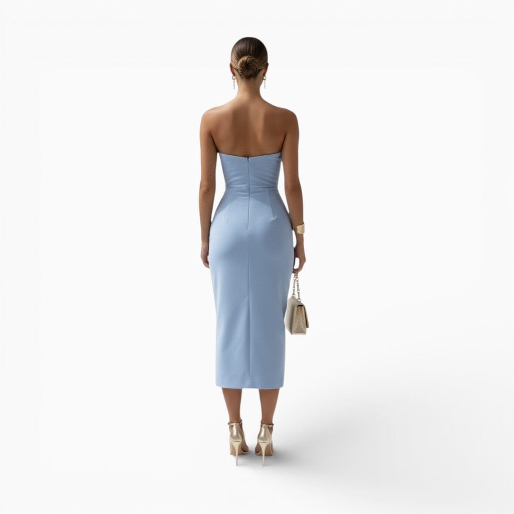 Hemsbury Dresses BELLA Strapless Bodycon Maxi Dress