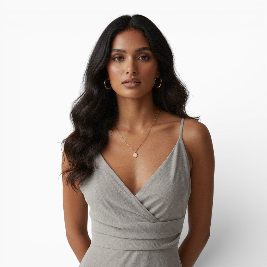 Hemsbury Dresses BIANCA V-Neck Backless Maxi Dress