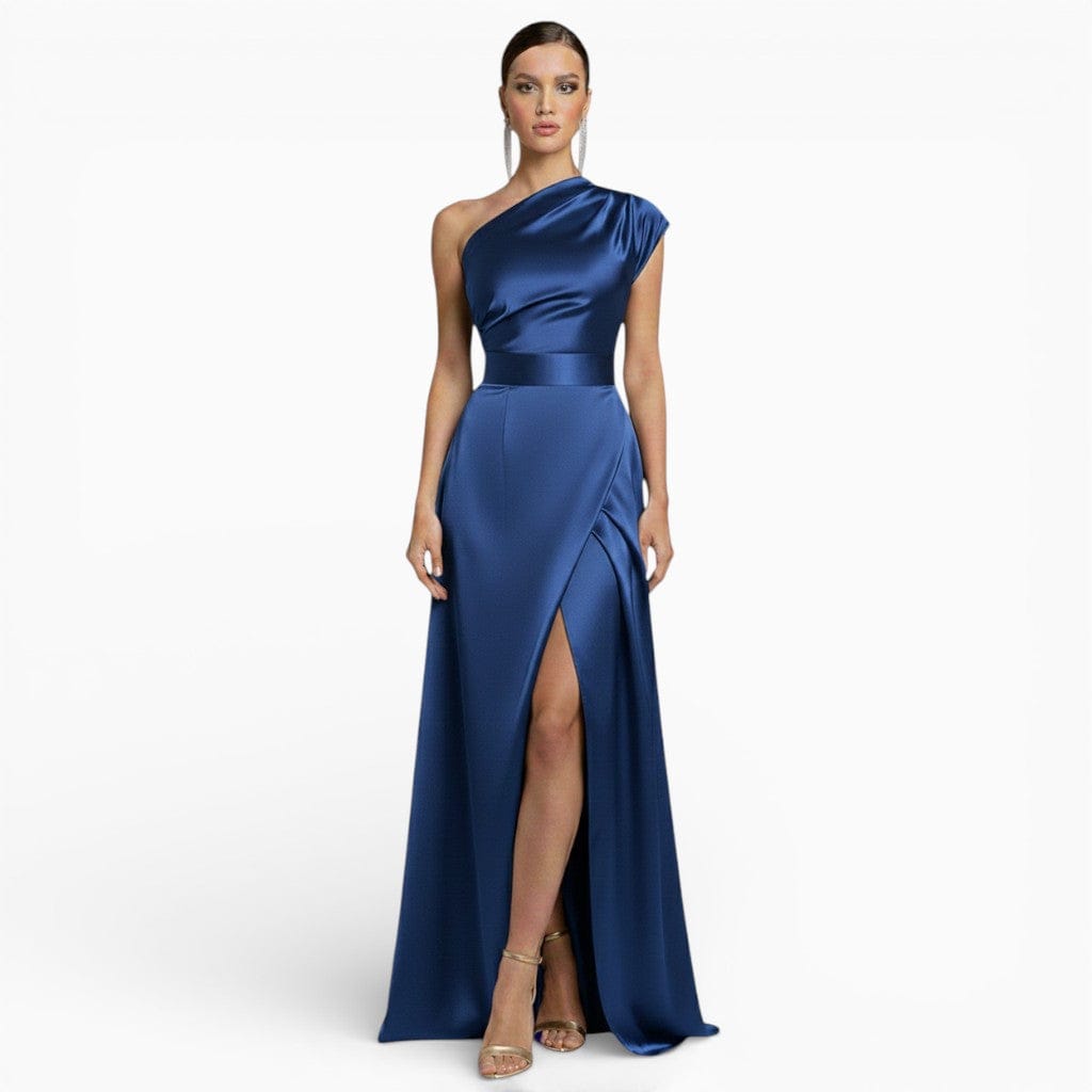 Hemsbury Dresses Blue / S DIANA One-Shoulder A-Line Gown