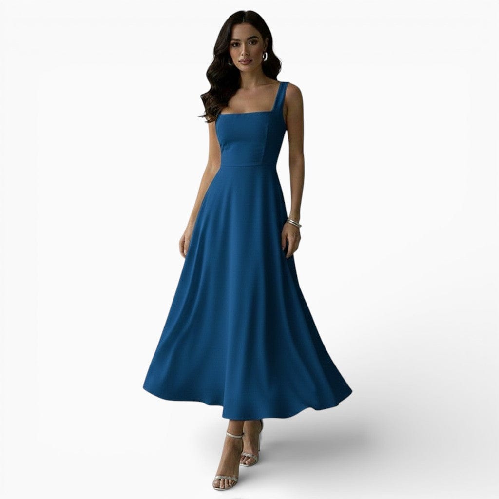 Hemsbury Dresses Blue / S JOYCE Pleated High-Waist Maxi