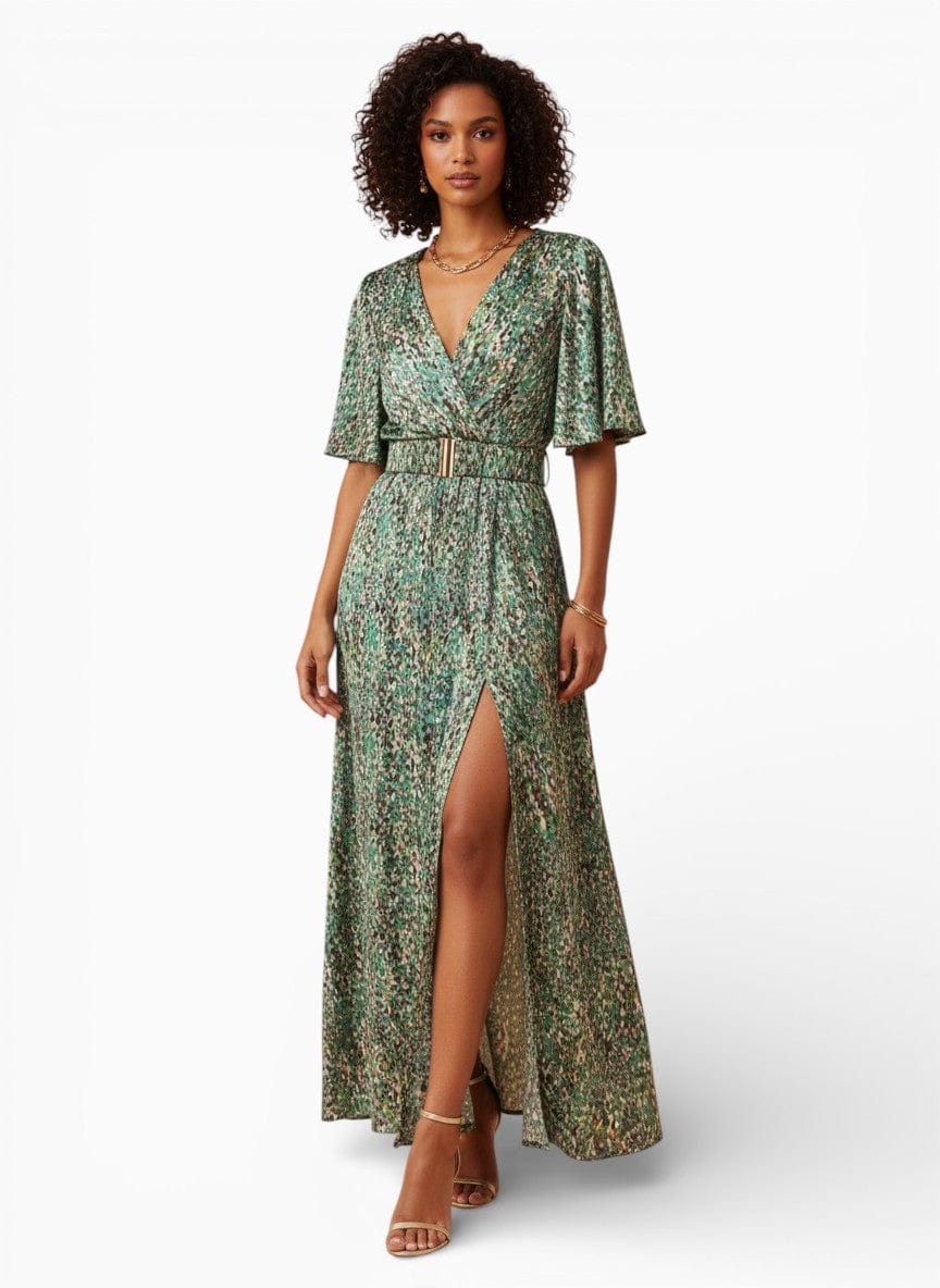 Hemsbury Dresses DONNA 3D Print Long Dress