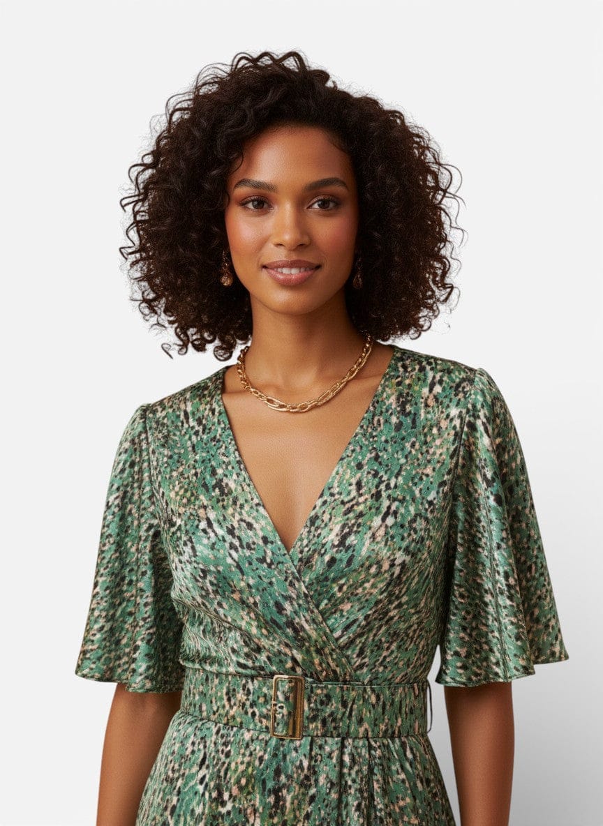 Hemsbury Dresses DONNA 3D Print Long Dress