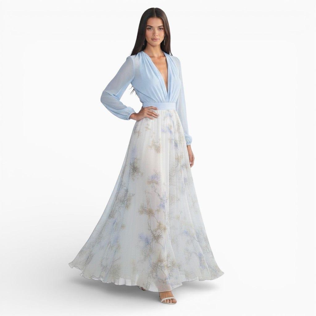 Hemsbury Dresses ELISABETH Floral High Waist Long Dress