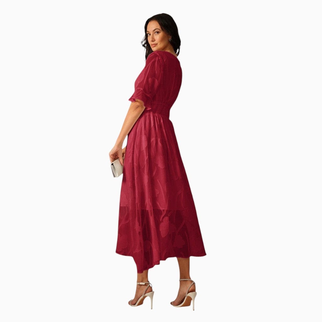 Hemsbury Dresses LAURE V-Neck Chiffon Dress