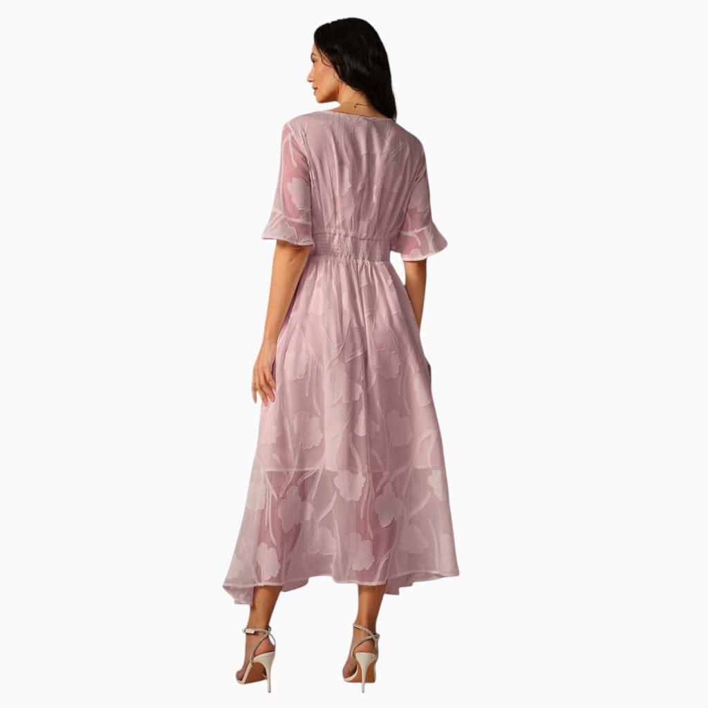 Hemsbury Dresses LAURE V-Neck Chiffon Dress