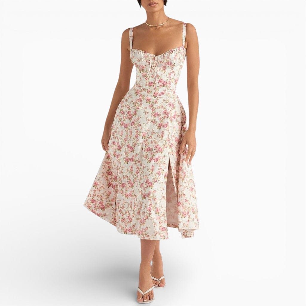 Hemsbury Dresses LENA High-Waist Backless Slip Dress