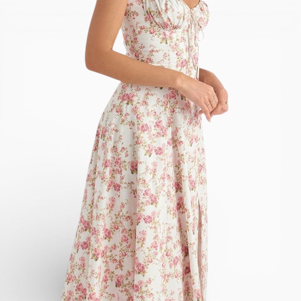 Hemsbury Dresses LENA High-Waist Backless Slip Dress