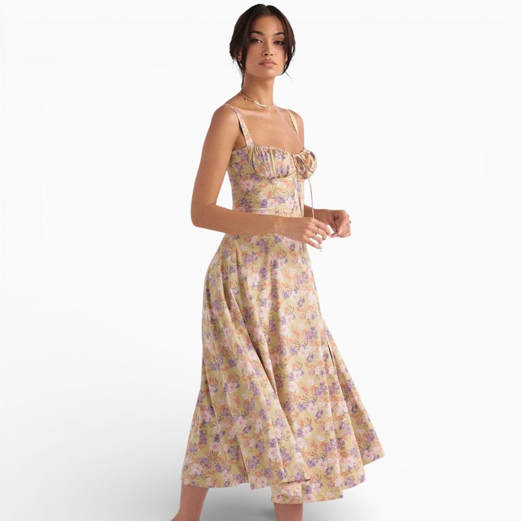 Hemsbury Dresses LENA High-Waist Backless Slip Dress