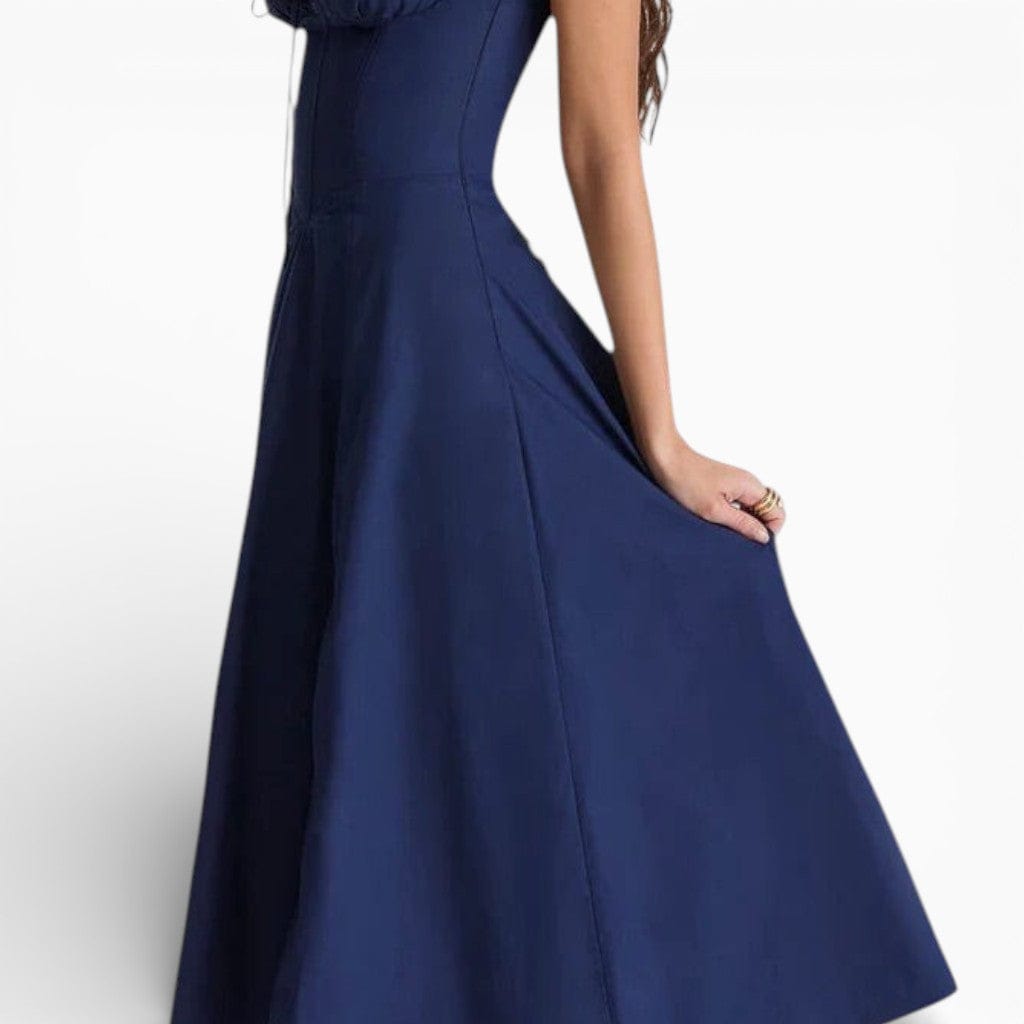 Hemsbury Dresses LENA High-Waist Backless Slip Dress