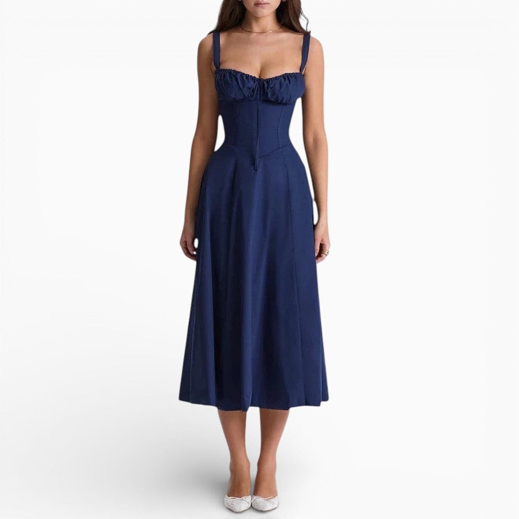 Hemsbury Dresses LENA High-Waist Backless Slip Dress