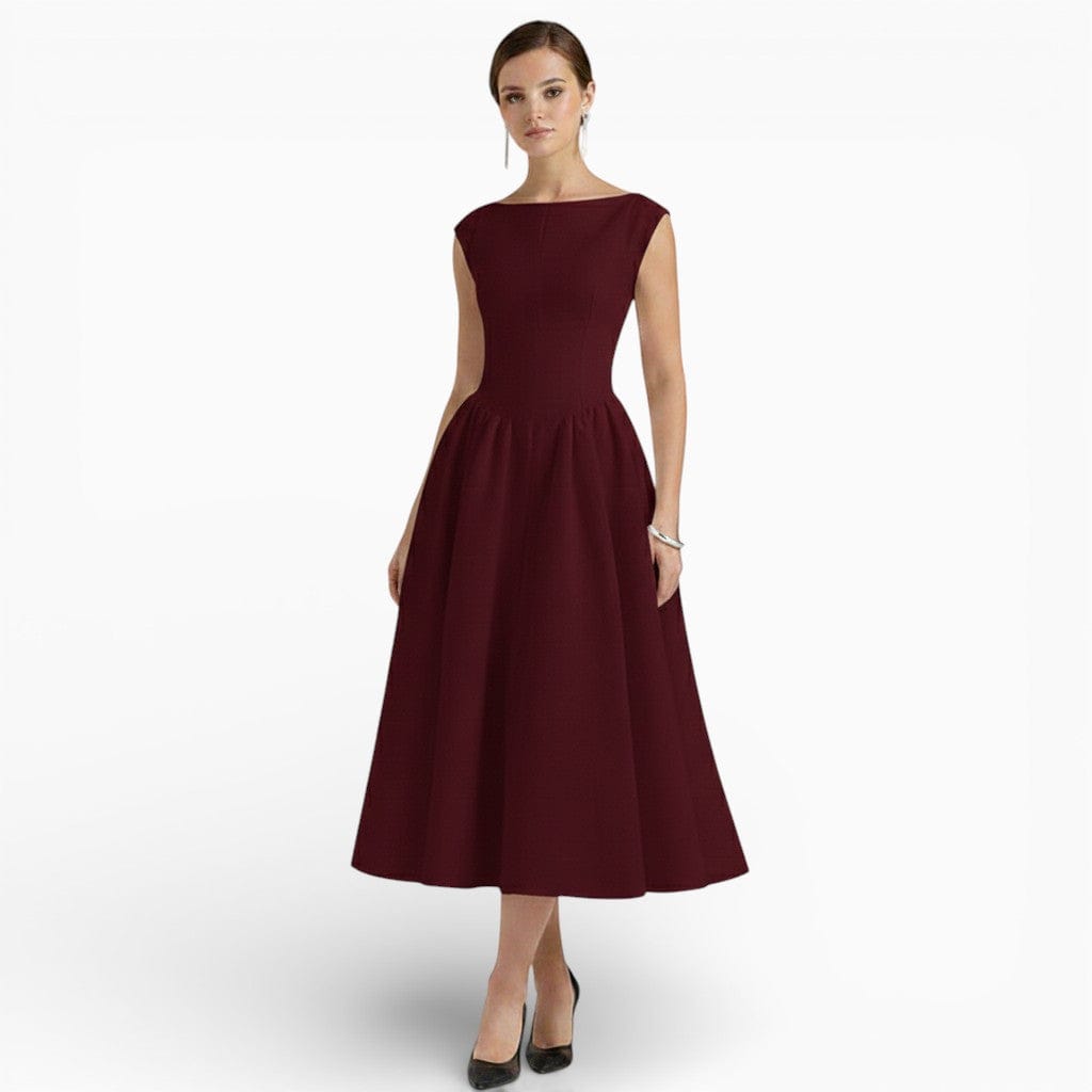 Hemsbury Dresses Red / S MARGOT Sleeveless Backless Maxi Dress