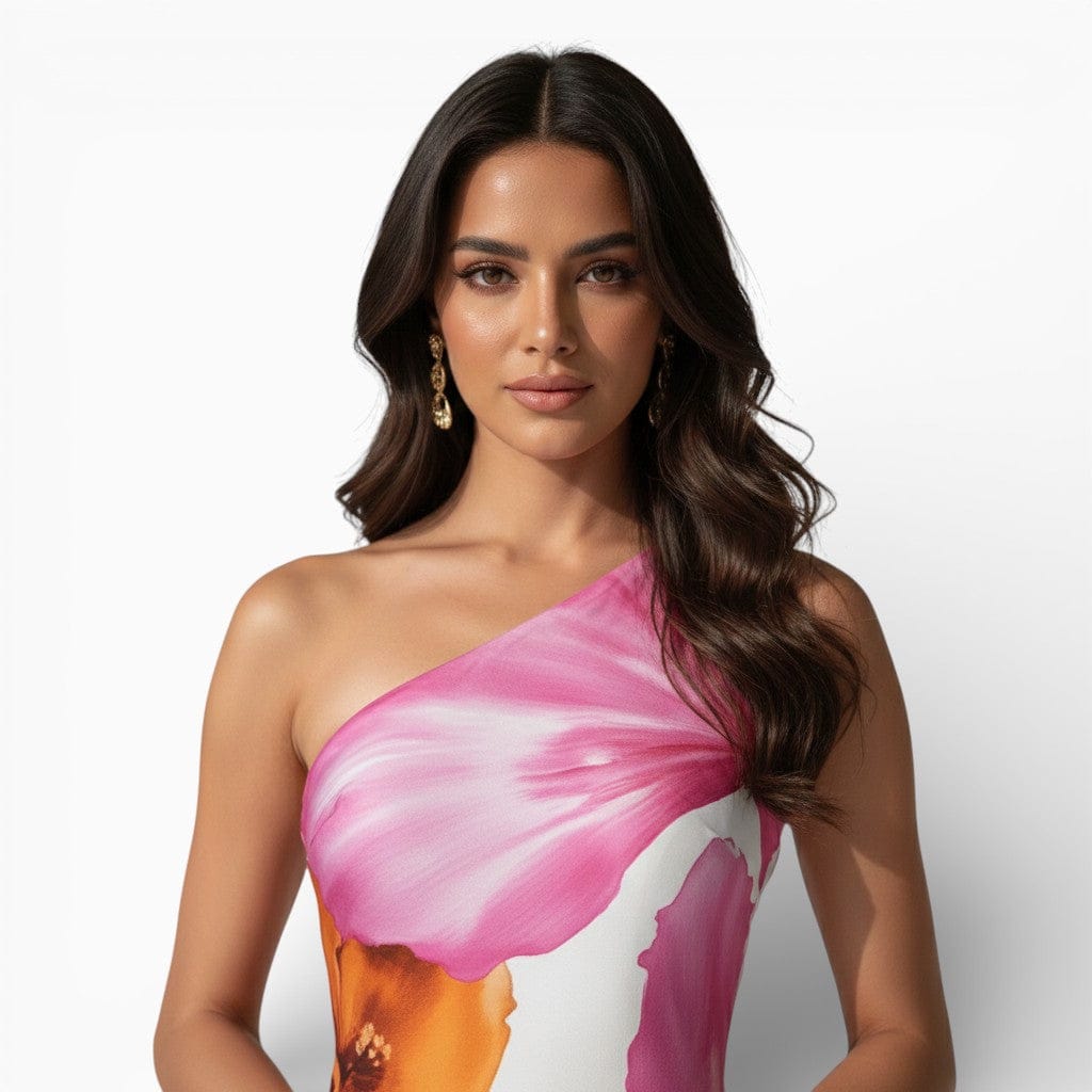 Hemsbury Dresses SAMANTHA White Floral Maxi Dress