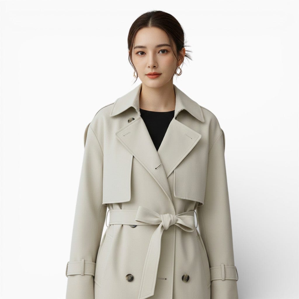 Hemsbury GINA White Tie-Front Jacket