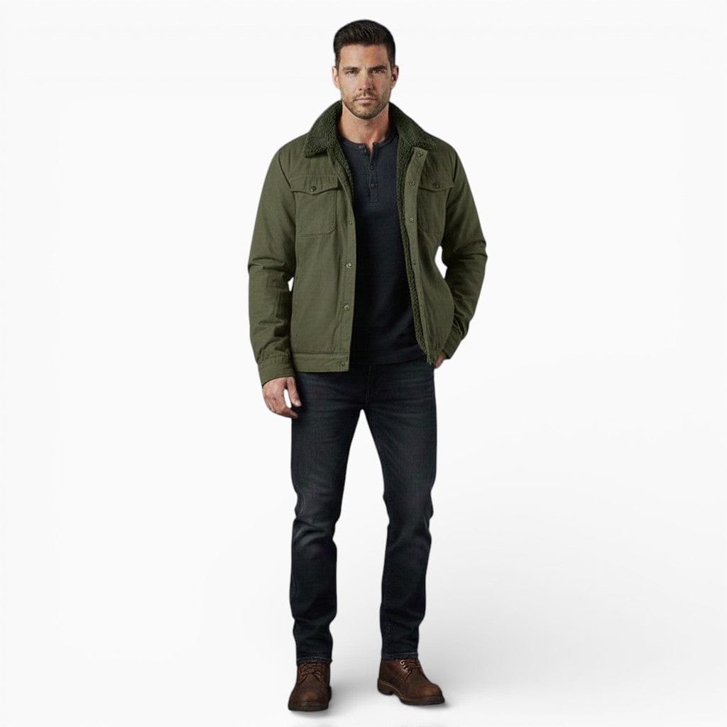 Hemsbury Jackets Army Green / S DERRICK Fleece Lined Jacket