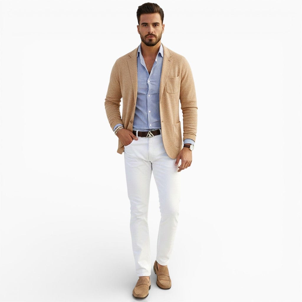 Hemsbury Jackets Beige / S ANTHONY Slim Fit Blazer