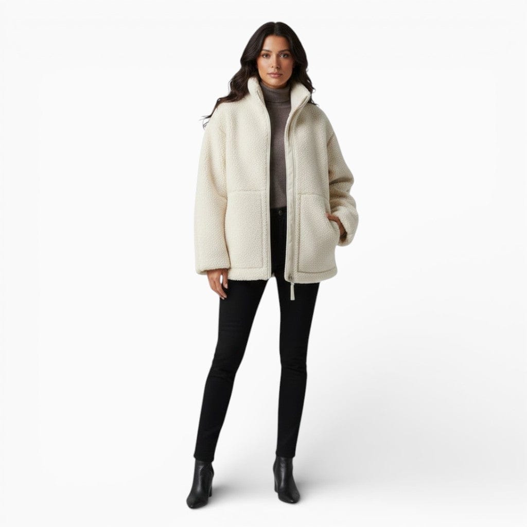 Hemsbury Jackets Beige / S TARA Colorblock Loose Jacket