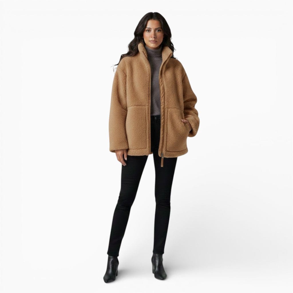 Hemsbury Jackets Bronze / S TARA Colorblock Loose Jacket