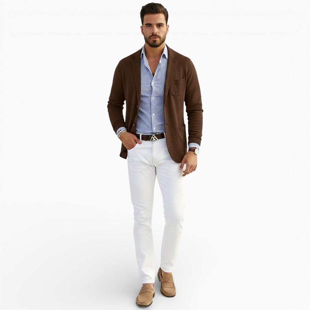 Hemsbury Jackets Brown / S ANTHONY Slim Fit Blazer