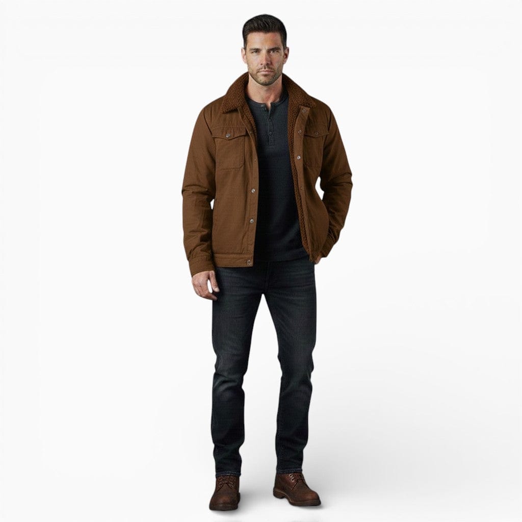 Hemsbury Jackets Brown / S DERRICK Fleece Lined Jacket