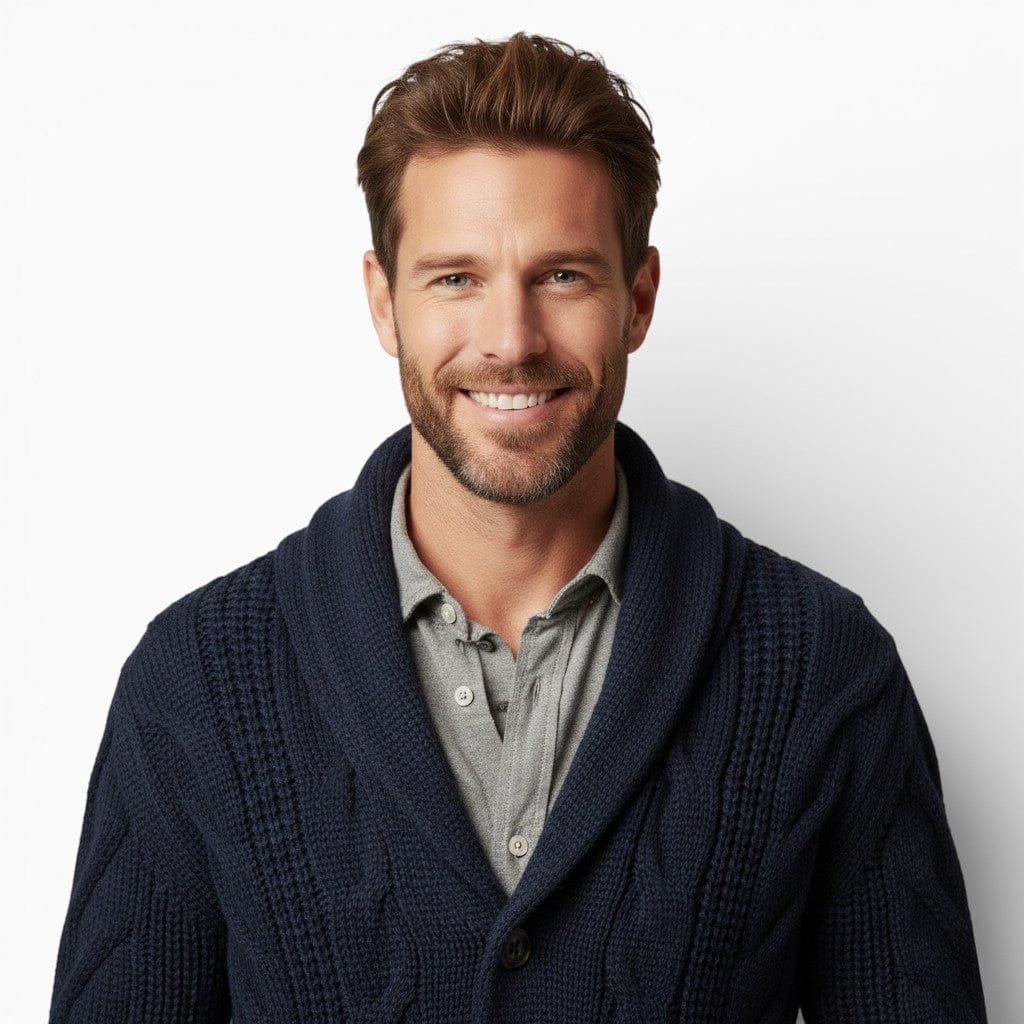 Hemsbury Jackets LIAM Cable Knit Cardigan