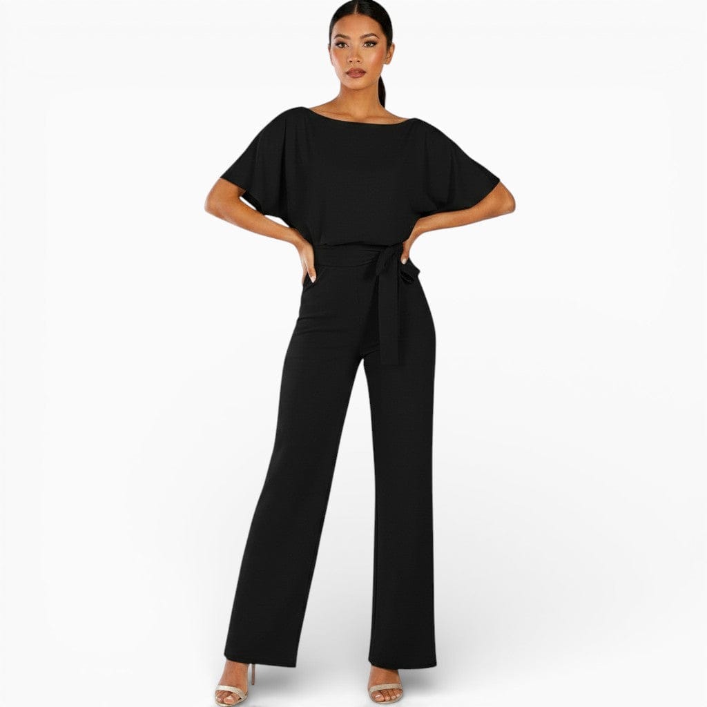 Hemsbury Jumpsuit Black / S DOLLY High-Waisted Wide-Leg Pants
