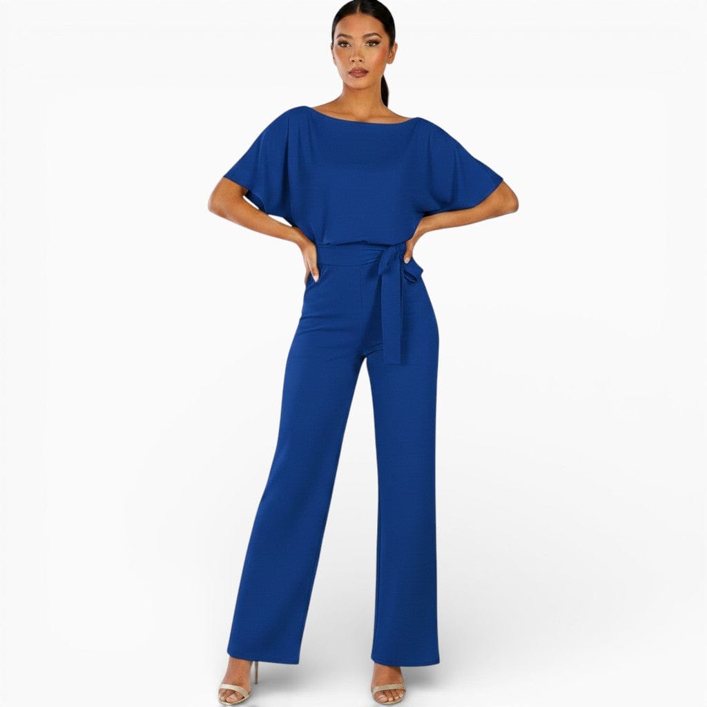Hemsbury Jumpsuit Blue / S DOLLY High-Waisted Wide-Leg Pants