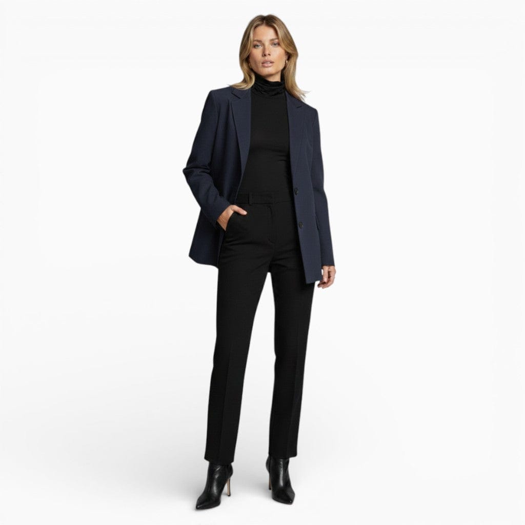 Hemsbury Navy / S SUZIE Solid Lapel Coat