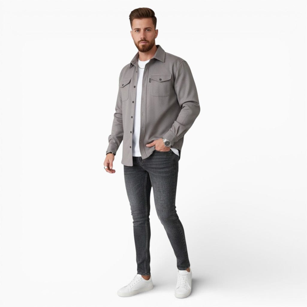 Hemsbury Overshirts WILSON Slim Fit Cotton Shirt