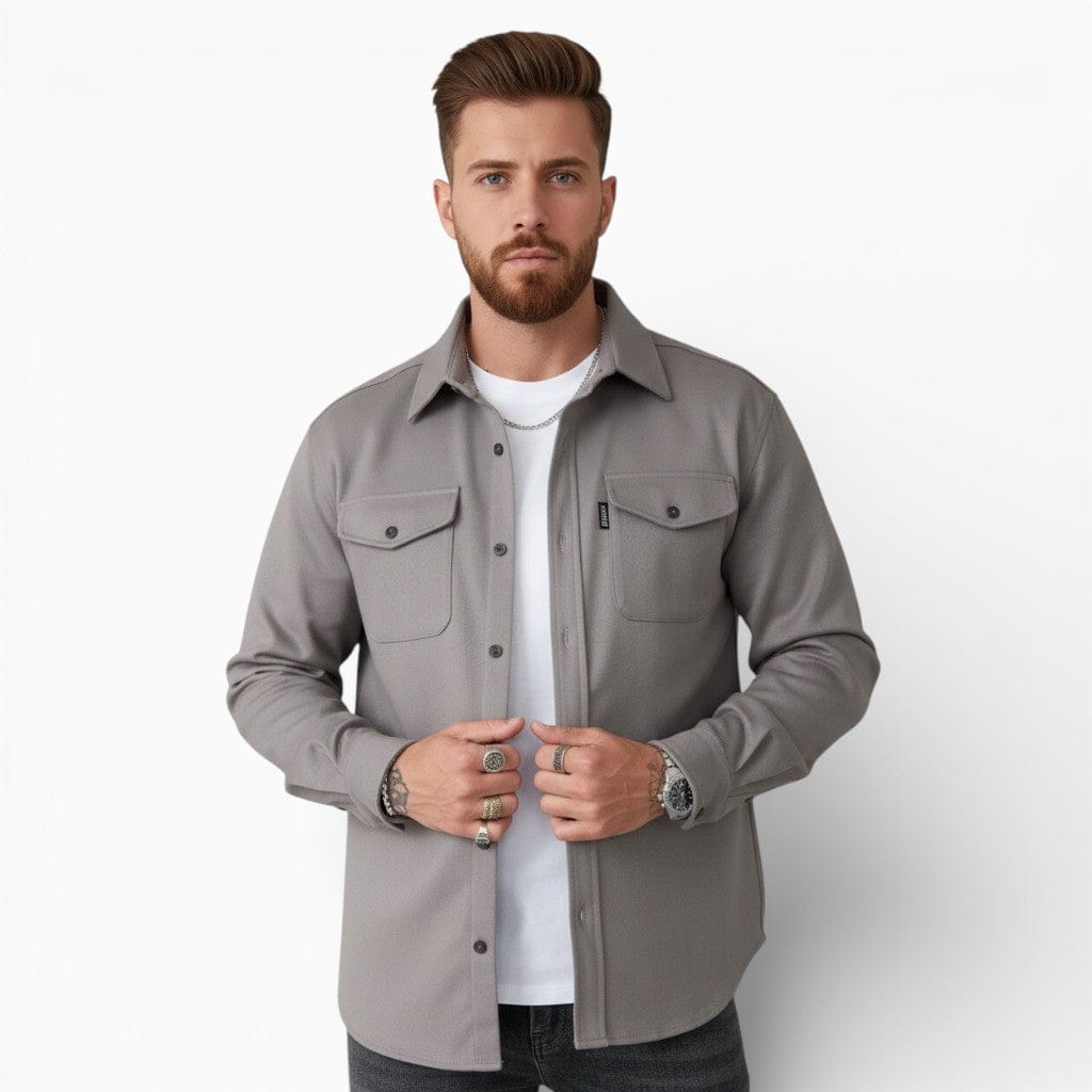 Hemsbury Overshirts WILSON Slim Fit Cotton Shirt