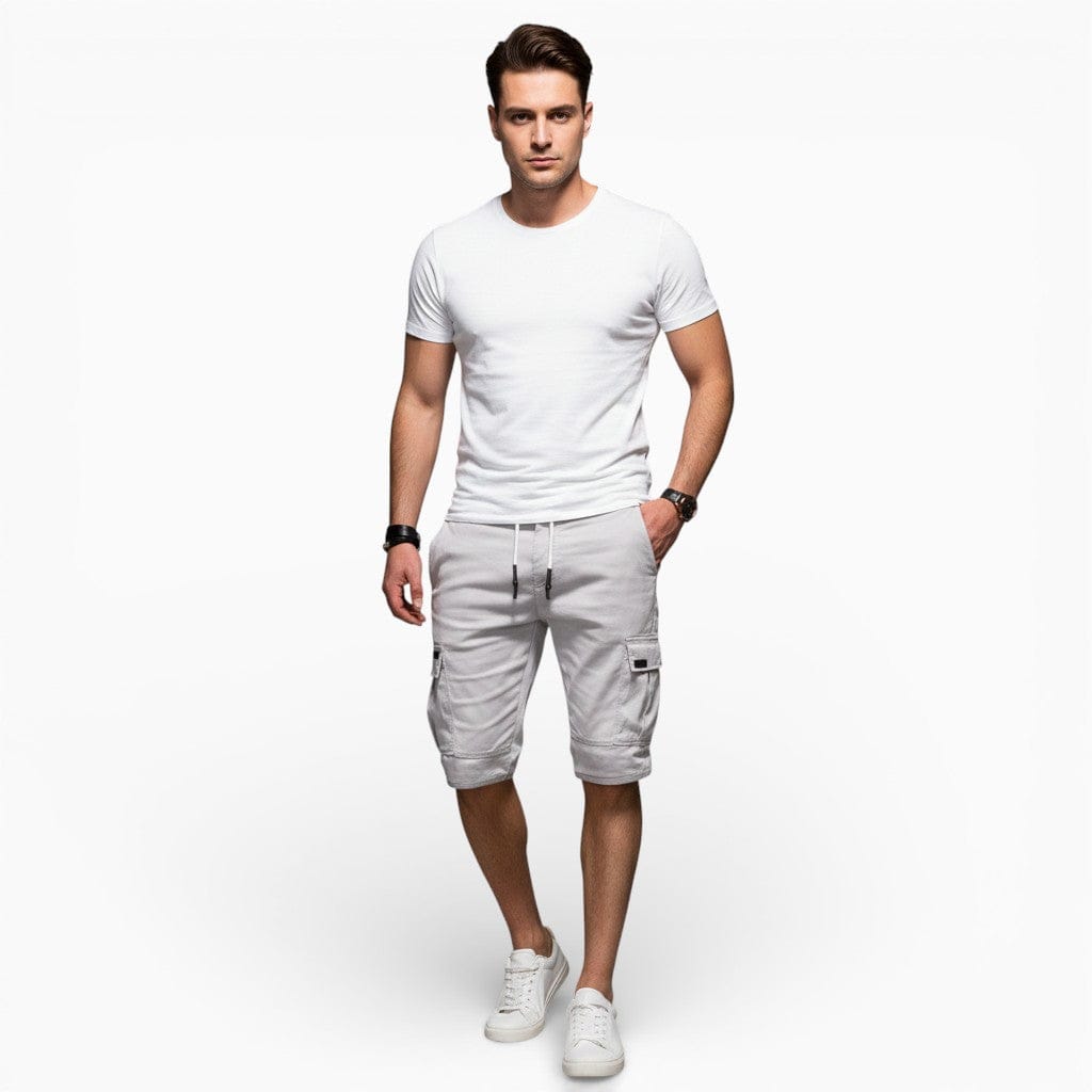 Hemsbury Pants Gray / M MARTIN Multi-Pocket Cargo Shorts