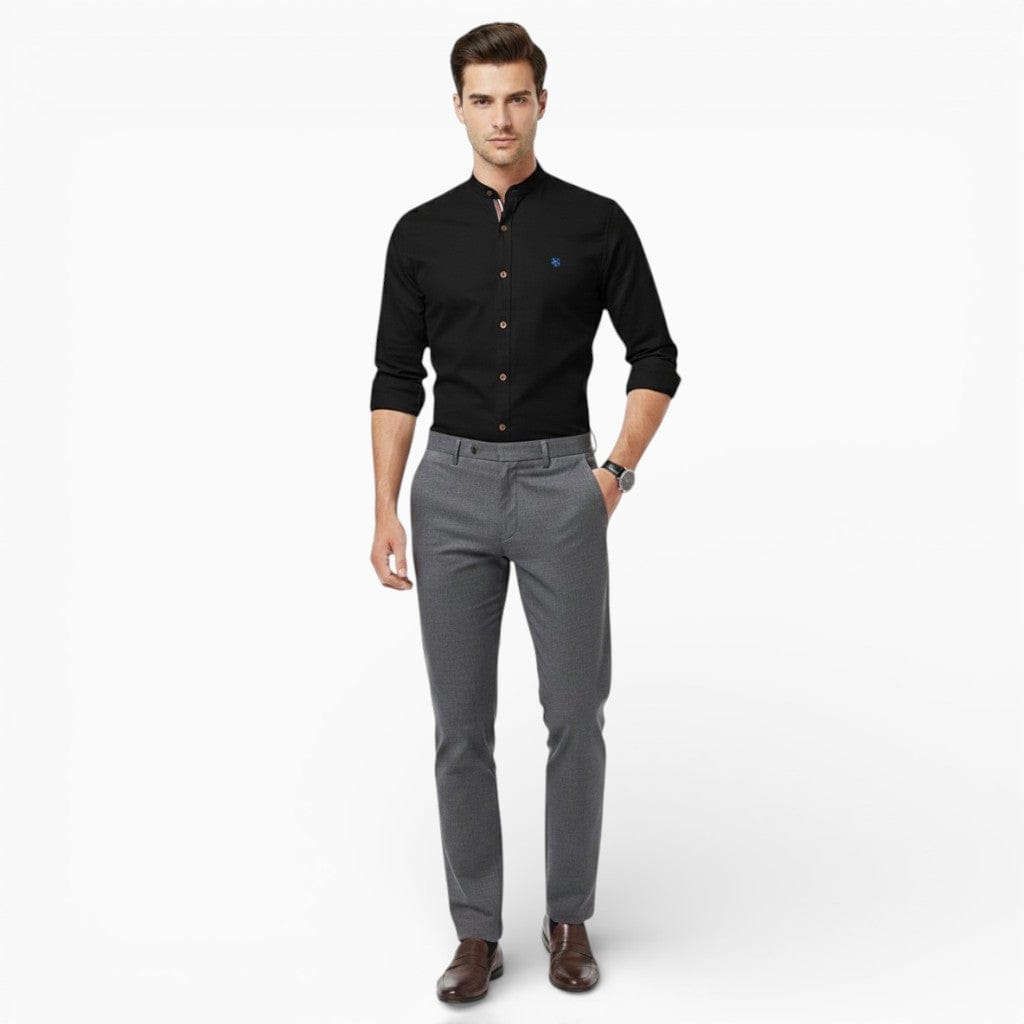 Hemsbury Shirt Black / XS JAKE Cotton Oxford Shirt