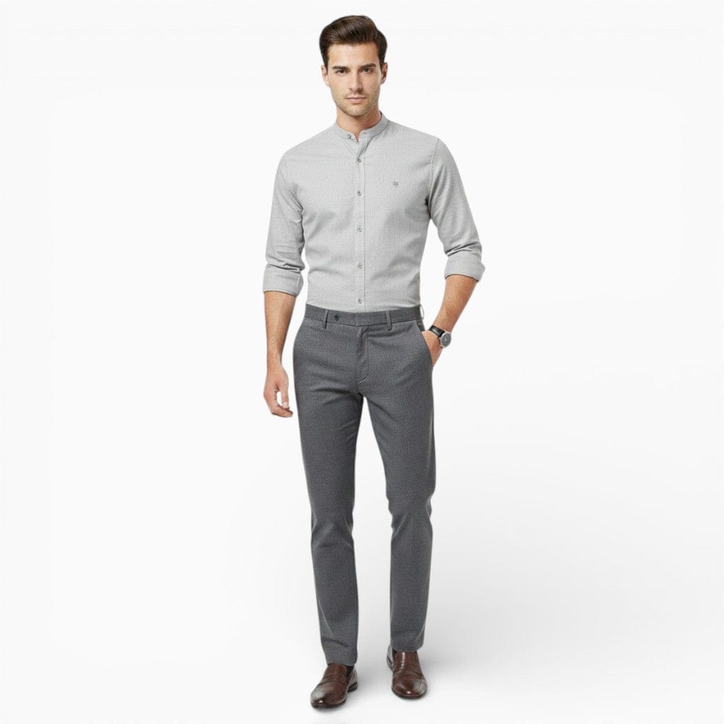 Hemsbury Shirt Gray / XS JAKE Cotton Oxford Shirt