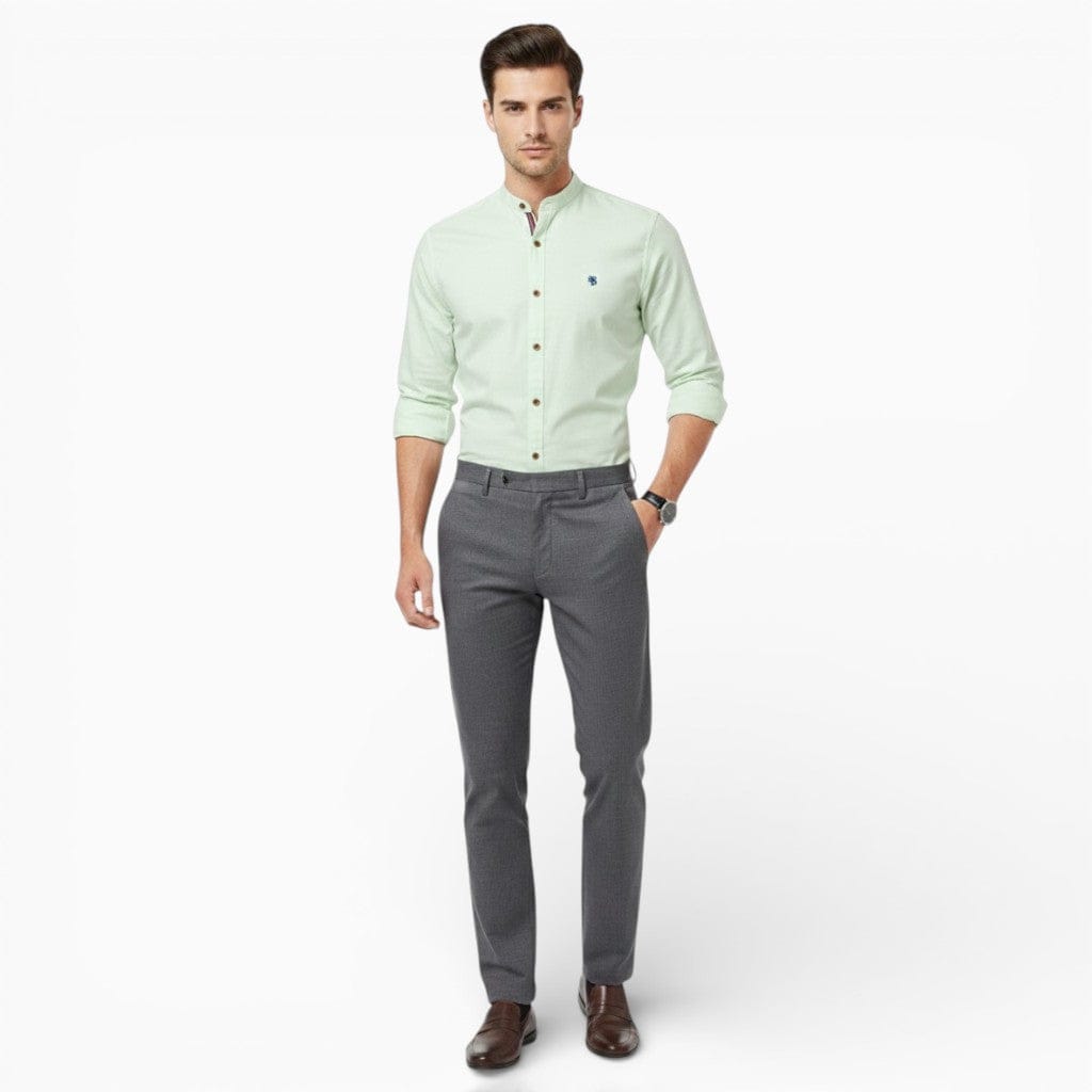 Hemsbury Shirt Light Green / XS JAKE Cotton Oxford Shirt