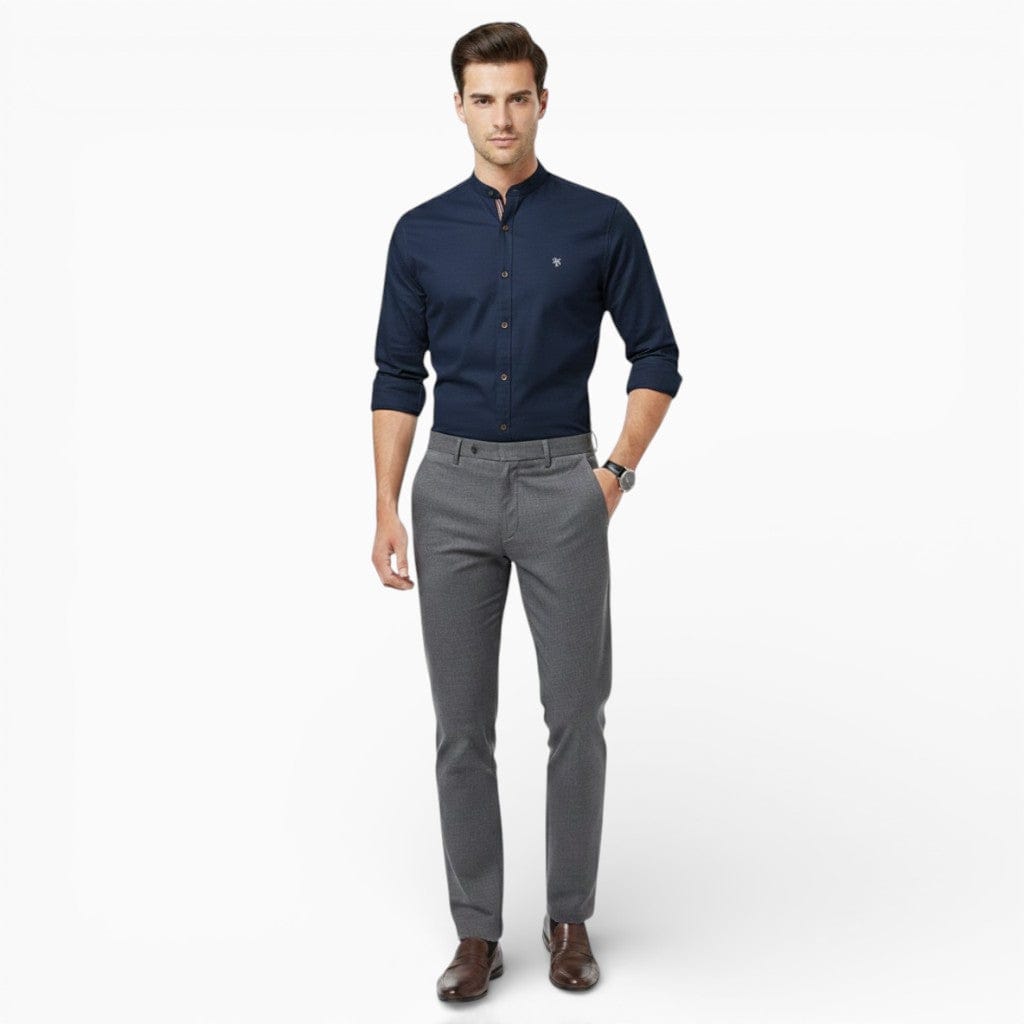 Hemsbury Shirt Navy / XS JAKE Cotton Oxford Shirt