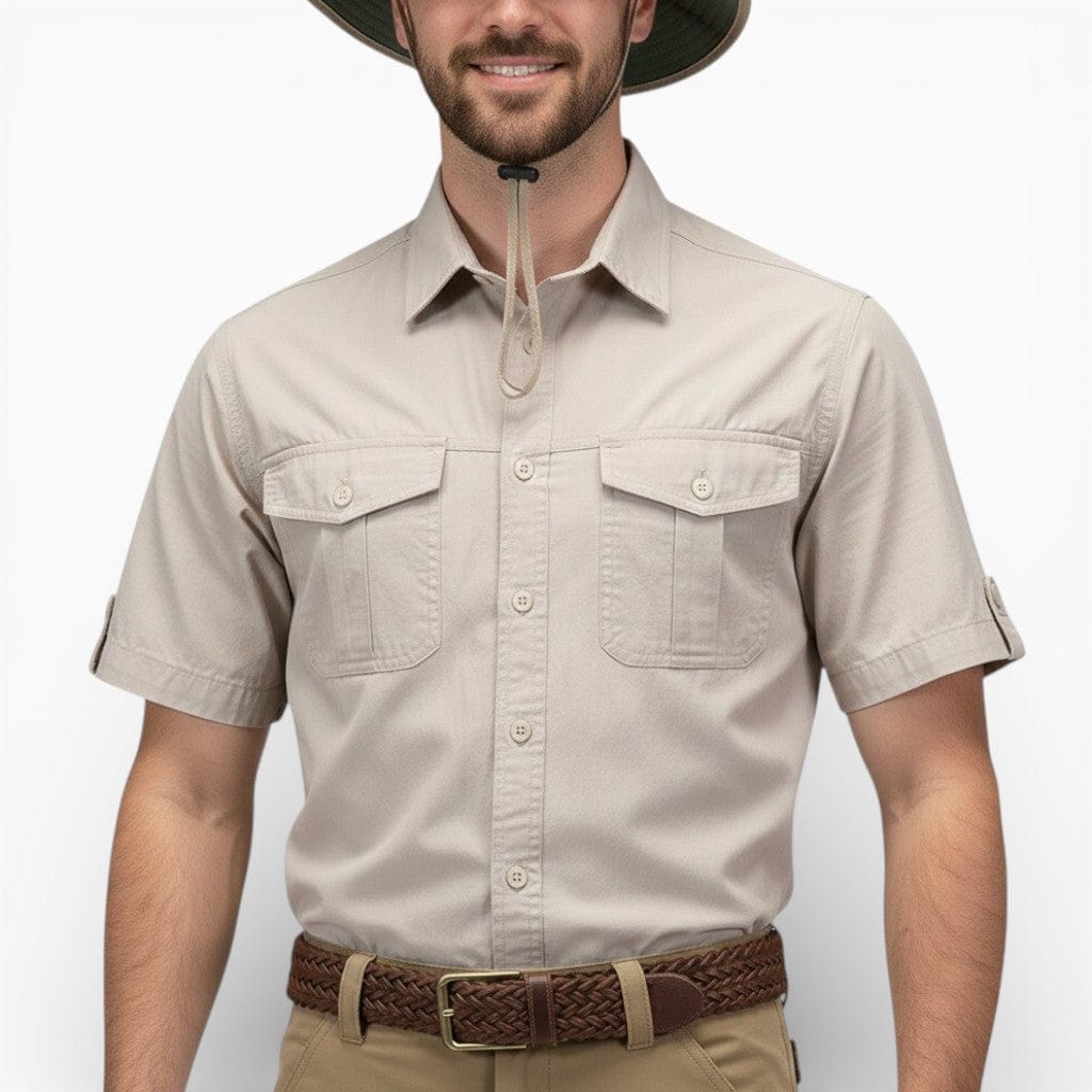 Hemsbury Shirts MARCUS Cotton Multi-Pocket Cargo Shirt