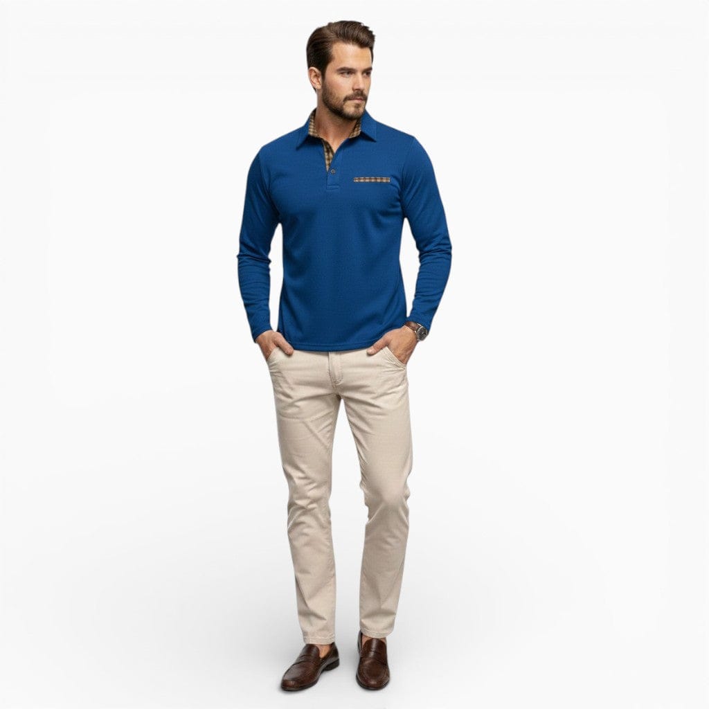 Hemsbury Shirts & Tops Blue / S TOMMY Slim Plaid Shirt