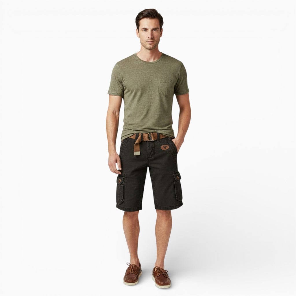Hemsbury Shorts Black / S MATT Multi-Pocket Cargo Shorts