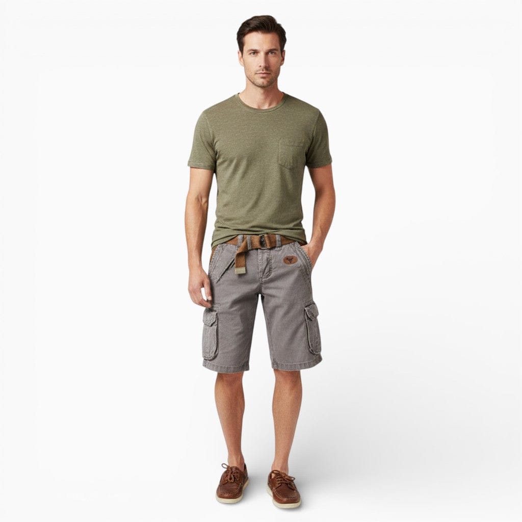 Hemsbury Shorts Gray / S MATT Multi-Pocket Cargo Shorts