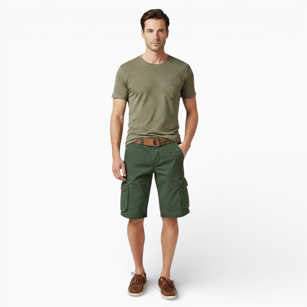 Hemsbury Shorts Green / S MATT Multi-Pocket Cargo Shorts