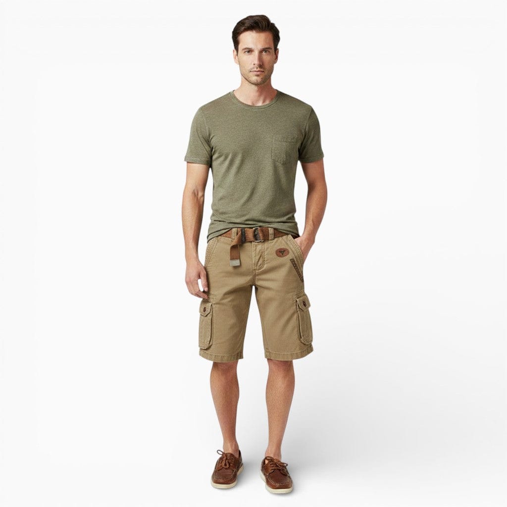 Hemsbury Shorts Khaki / S MATT Multi-Pocket Cargo Shorts