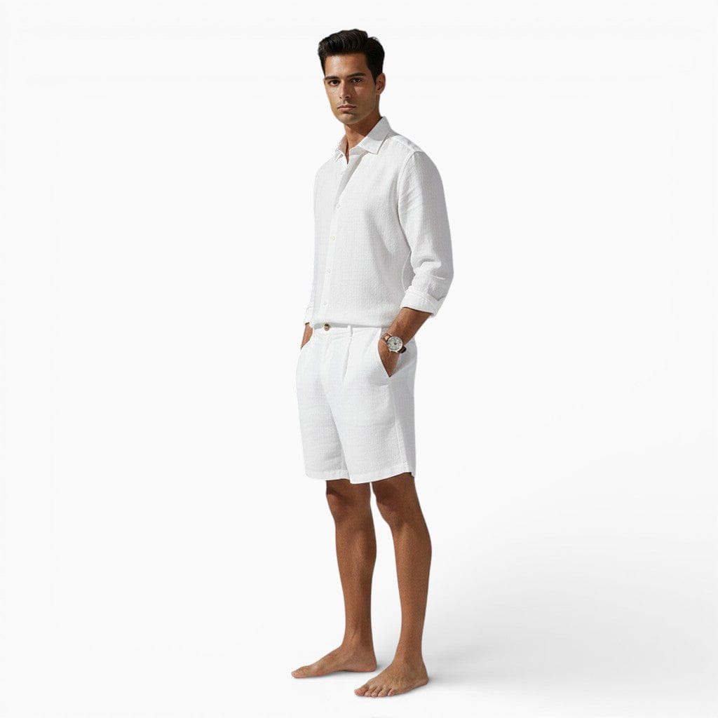 Hemsbury Shorts MATTHEW Cotton Linen Shorts