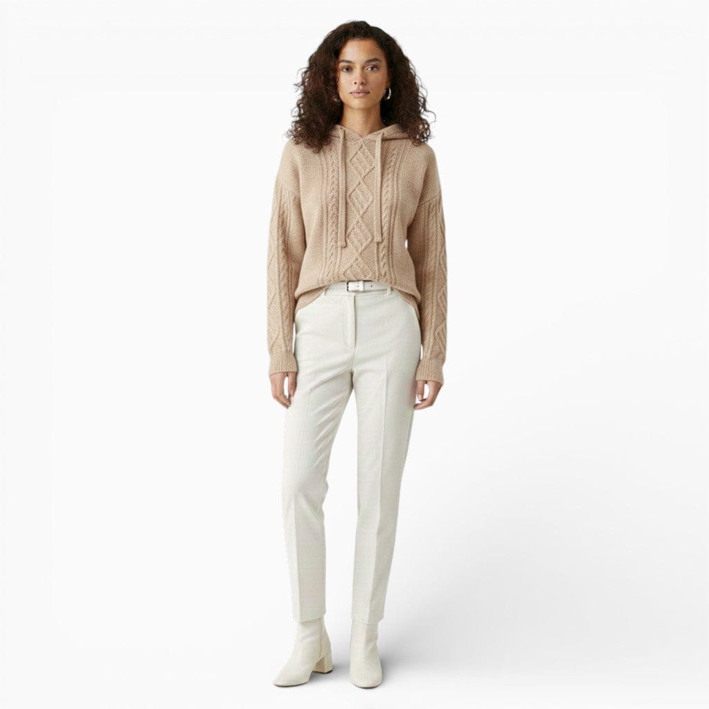 Hemsbury Sweater Beige / S MARTA Soft Hooded Pullover