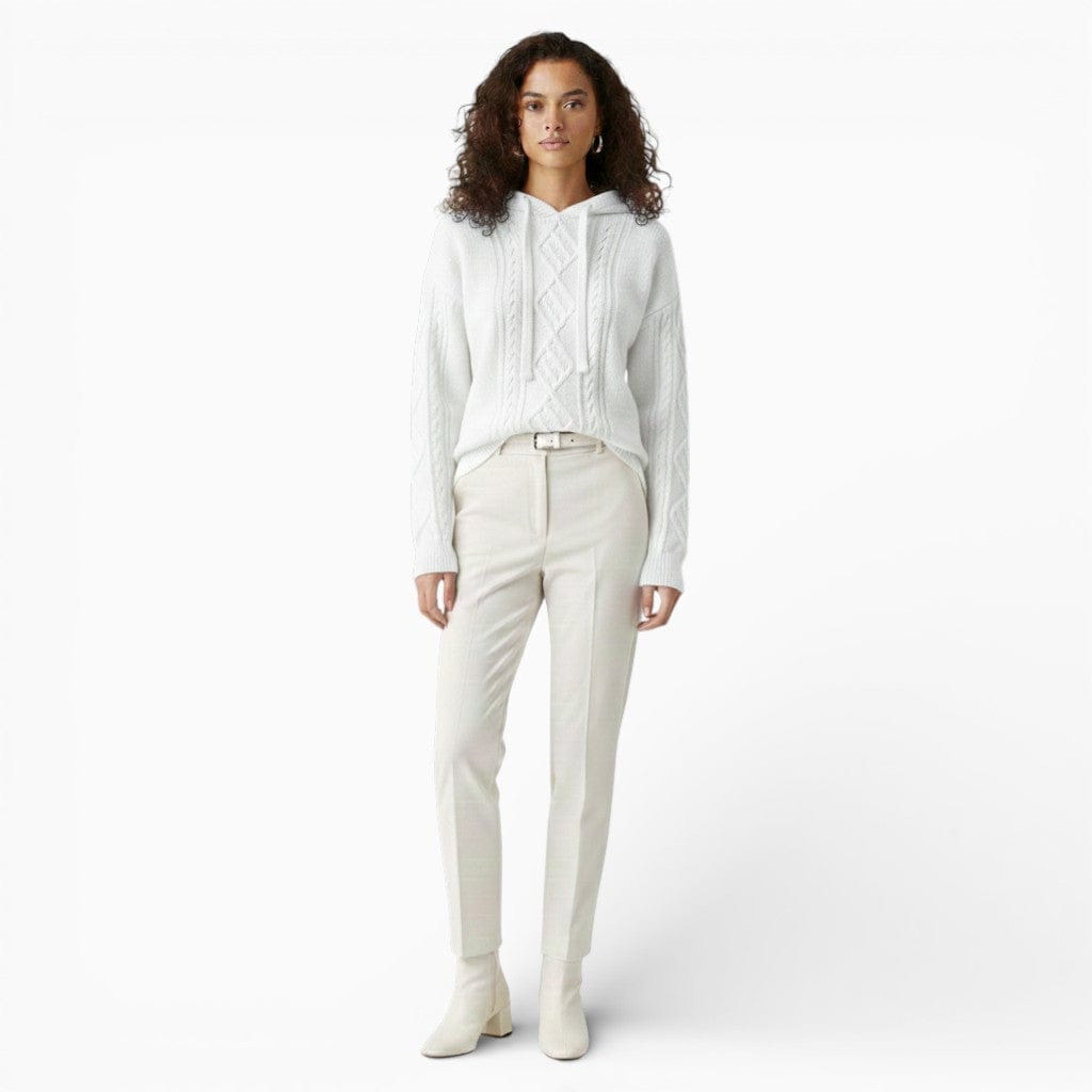 Hemsbury Sweater White / S MARTA Soft Hooded Pullover