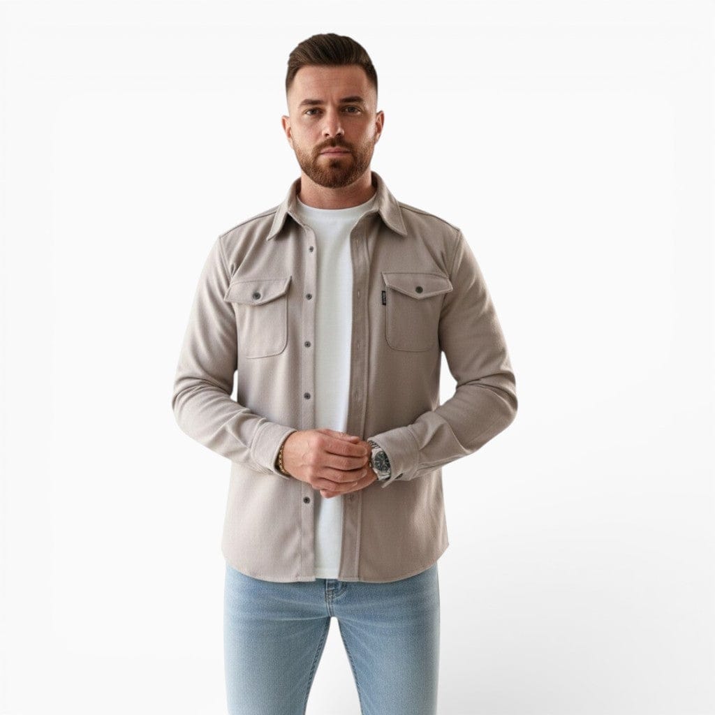 Hemsbury Tops & Shirts LEO Slim Fit Brushed Cotton Shirt