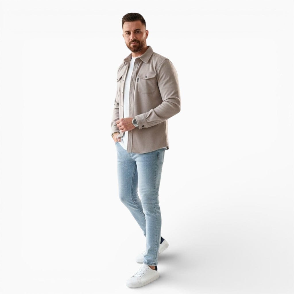 Hemsbury Tops & Shirts LEO Slim Fit Brushed Cotton Shirt