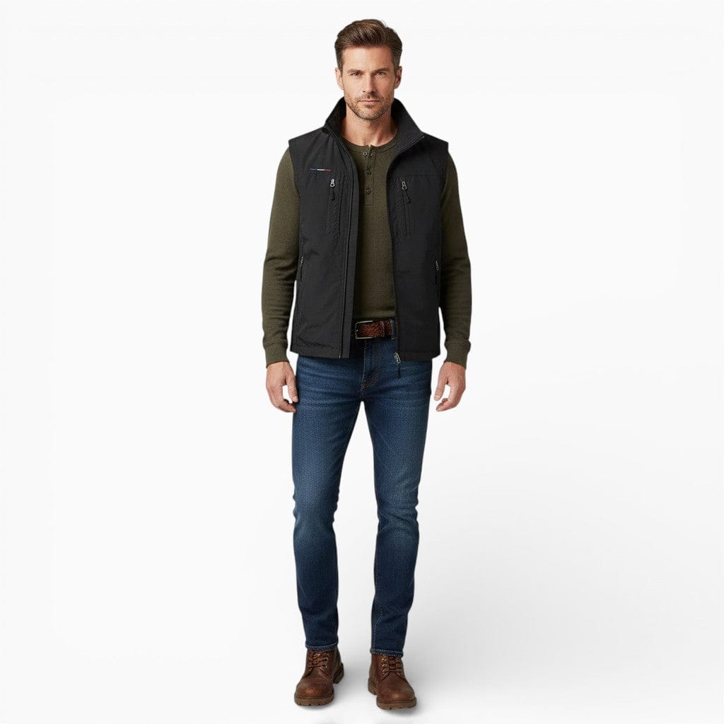 Hemsbury Vests Black / XS BRETT Fleece Lined Utility Vest