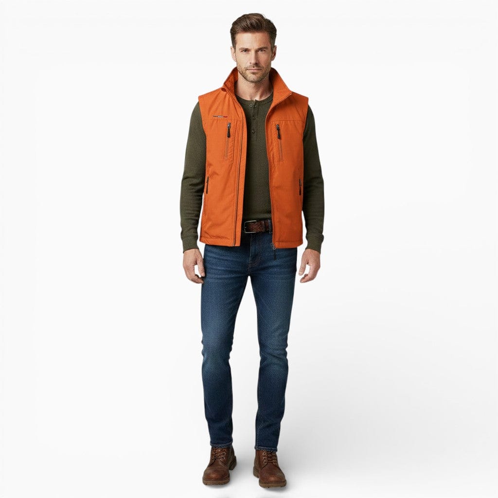 Hemsbury Vests Orange / XS BRETT Fleece Lined Utility Vest